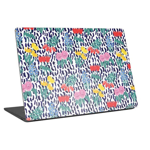 Bouffants and Broken Hearts Bouquets Print Laptop Skins